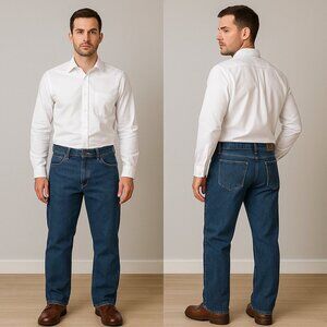 🐎👖 WRANGLER Classic Men’s Straight Leg Jeans Size 36x29 🤠🌵